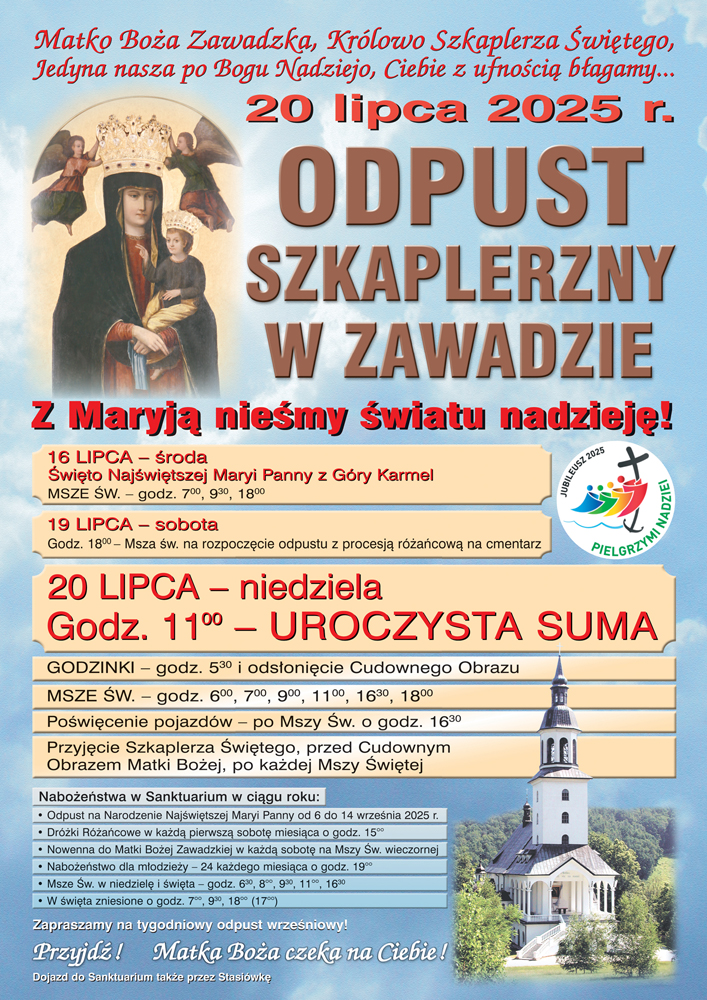 Odpust Szkaplarzny w Zawadzie